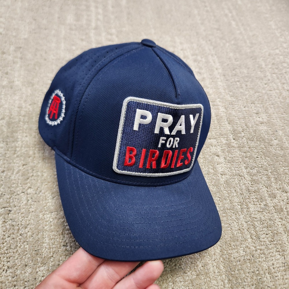 G/FORE x Barstool Sports Pray For Birdies Golf‎ Hat Navy Blue Snapback Cap Mens